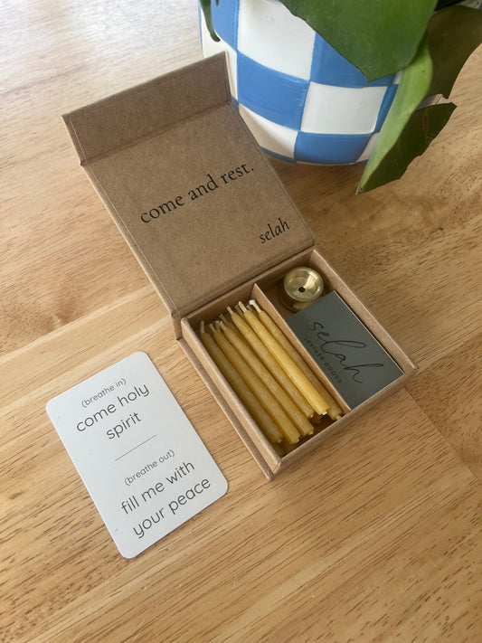 Selah Prayer Candle Set