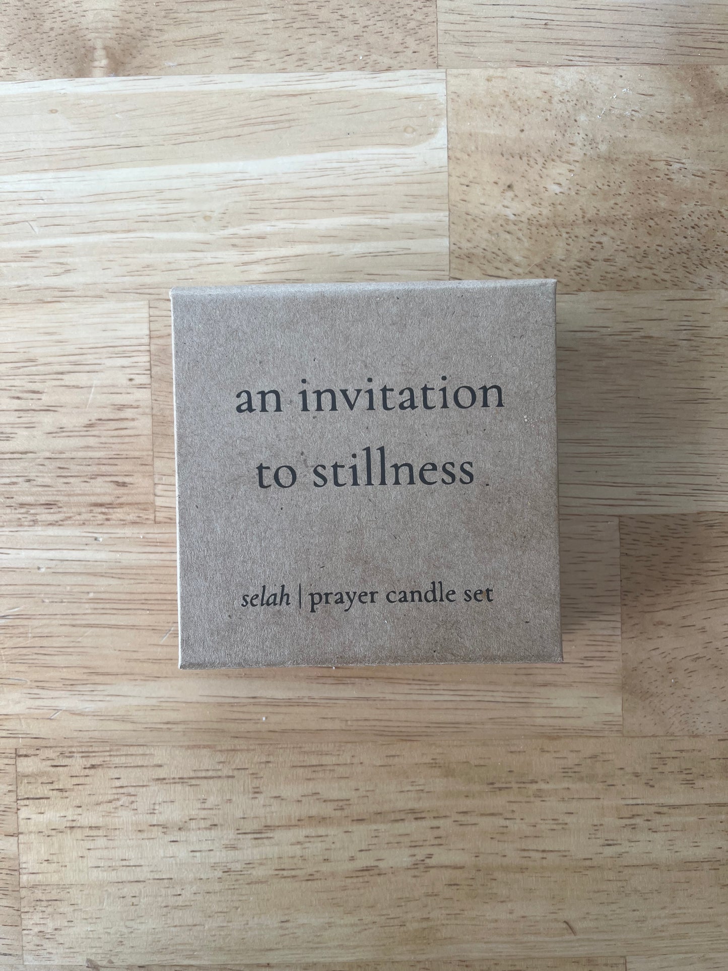 Selah Prayer Candle Set
